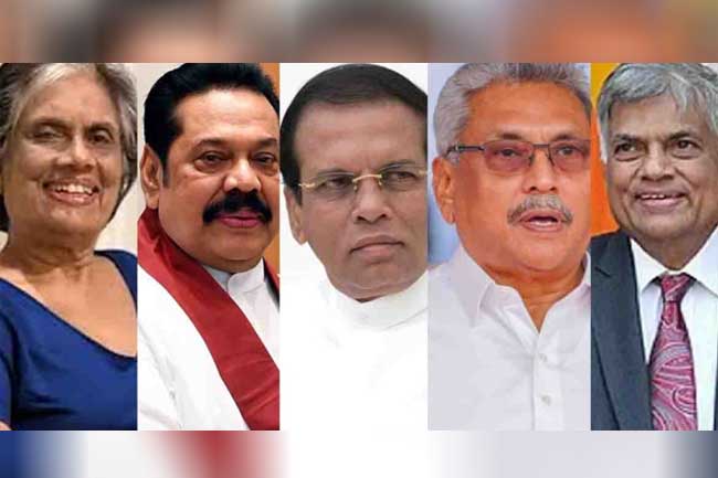 විශ්‍රාමික ජනාධිපතිවරුන් සහ වැන්දඹුවන් වෙනුවෙන් දැරූ වියදම්