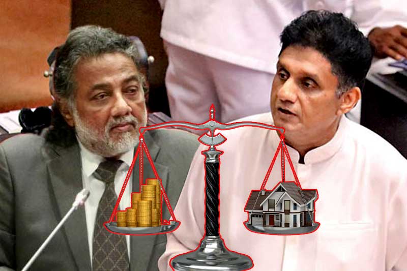 විපක්ෂ නායක සජිත් ඇතුළු මන්ත්‍රීවරු 57ක් වත්කම් ප්‍රකාශ කර නෑ