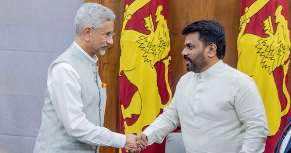 ජනාධිපති අනුර සහ ඉන්දීය විදේශ ඇමති ජයශංකර් අතර හමුව ඇරඹේ