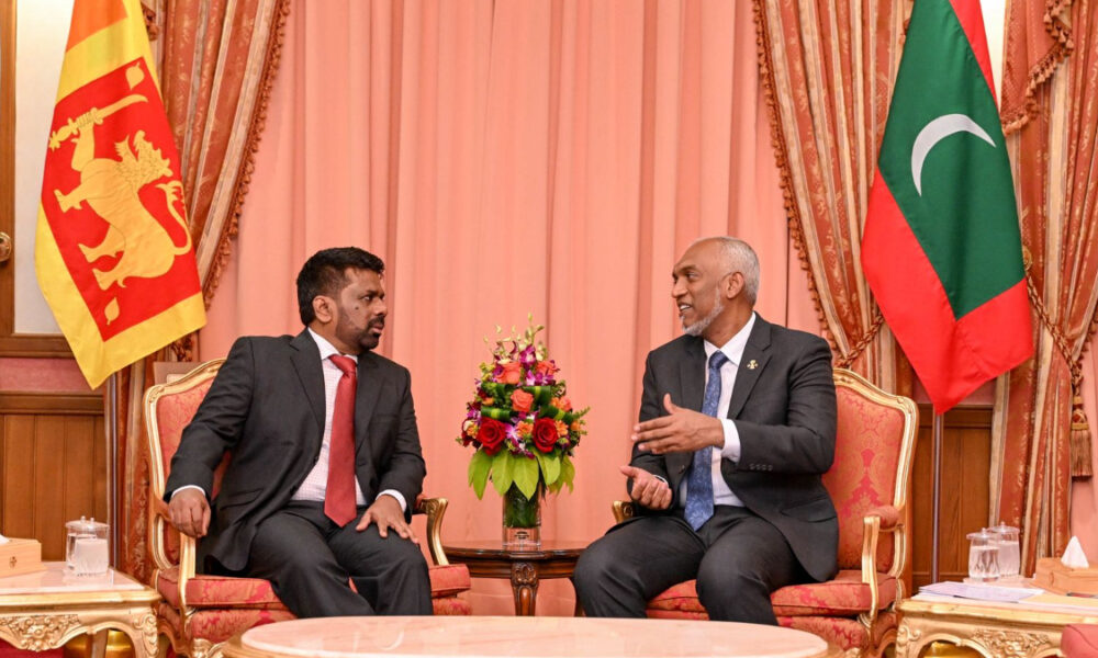 ශ්‍රී ලංකා – මාලදිවයින් සබඳතා ශක්තිමත් කරමින් අවබෝධතා ගිවිසුම් 7කට අත්සන් තබයි