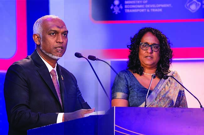 ඉන්දීය සාගරයේ ආර්ථික පුනර්ජීවනය උදෙසා ශ්‍රී ලංකාව සහ මාලදිවයින අත්වැල් බැඳගනී