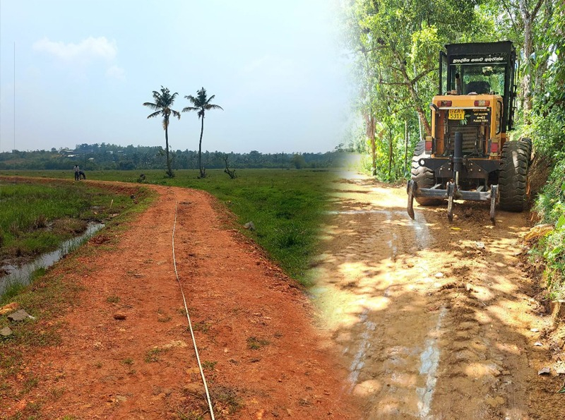 පුත්තලම ගොවීන්ගේ ප්‍රවාහන ගැටලුවලට විසඳුම්: කෘෂි මාර්ග සංවර්ධනය ඇරඹේ