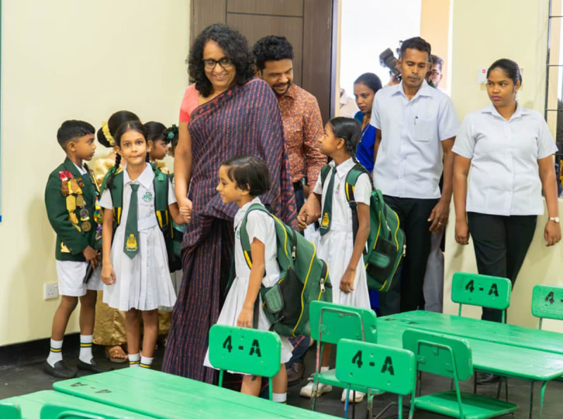 අධ්‍යාපනයේ පරිවර්තනීය වෙනසක් හරහා දරුවන්ගේ සිහින සැබෑ කරන බව අග්‍රාමාත්‍ය හරිනි අමරසූරිය පවසයි