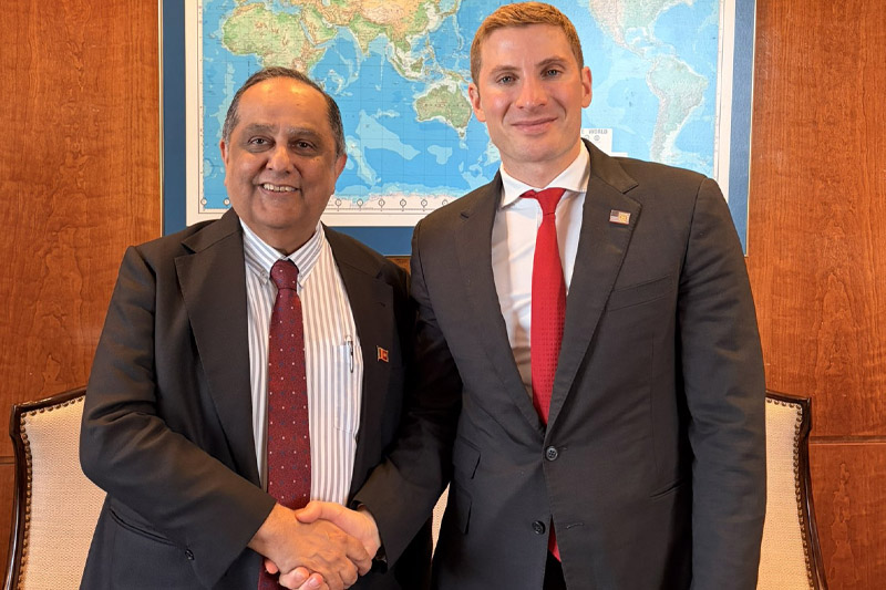 “ශ්‍රී ලංකාව දැන් ආයෝජනයට විවෘතයි” – ජනපති විශේෂ දූතයා ඇමෙරිකානු බලධාරීන් හමුවෙයි